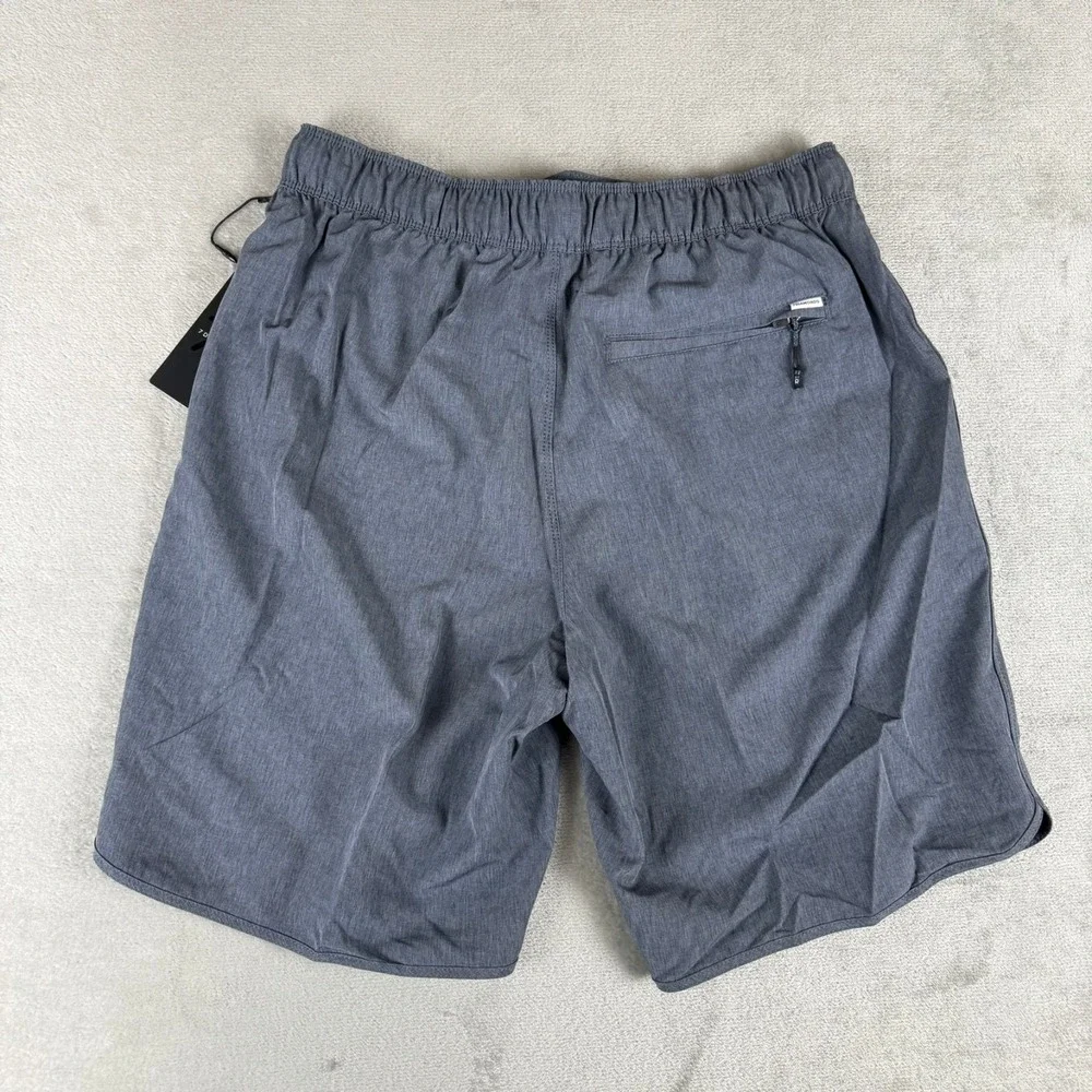 7 Diamonds Core Active Shorts Mens Small Gray Athletic Stretch $59 7D New NWT